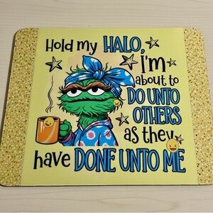 Green and Yellow mousepad